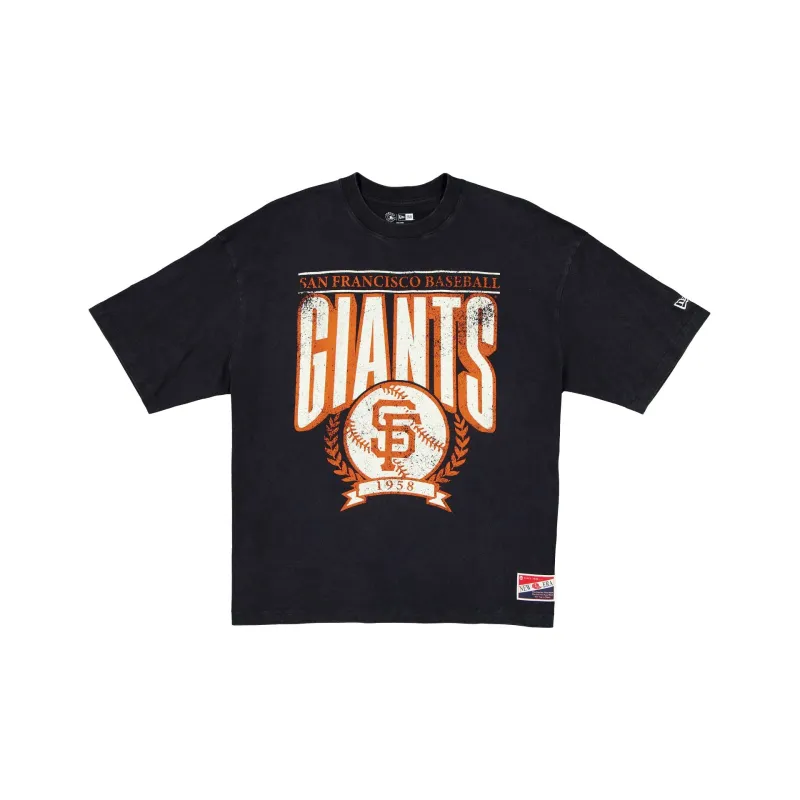 San Francisco Giants Throwback Boxy T-Shirt sold by New Era