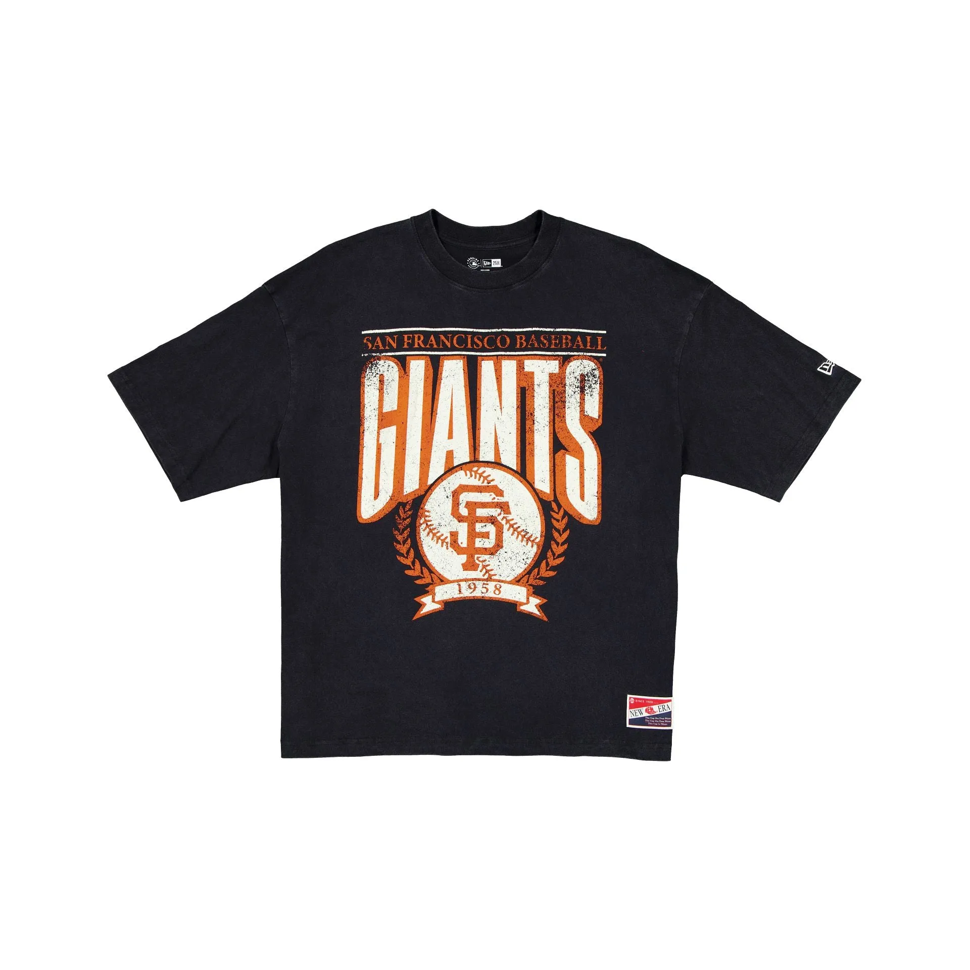 San Francisco Giants Throwback Boxy T-Shirt sold by New Era