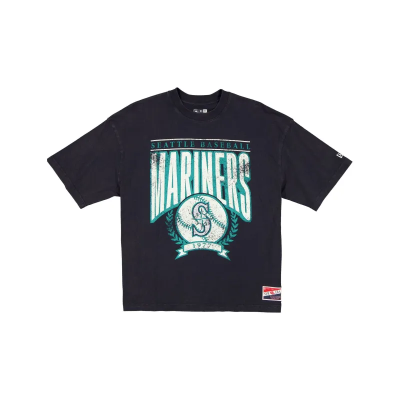 Seattle Mariners Throwback Boxy T-Shirt sold by New Era