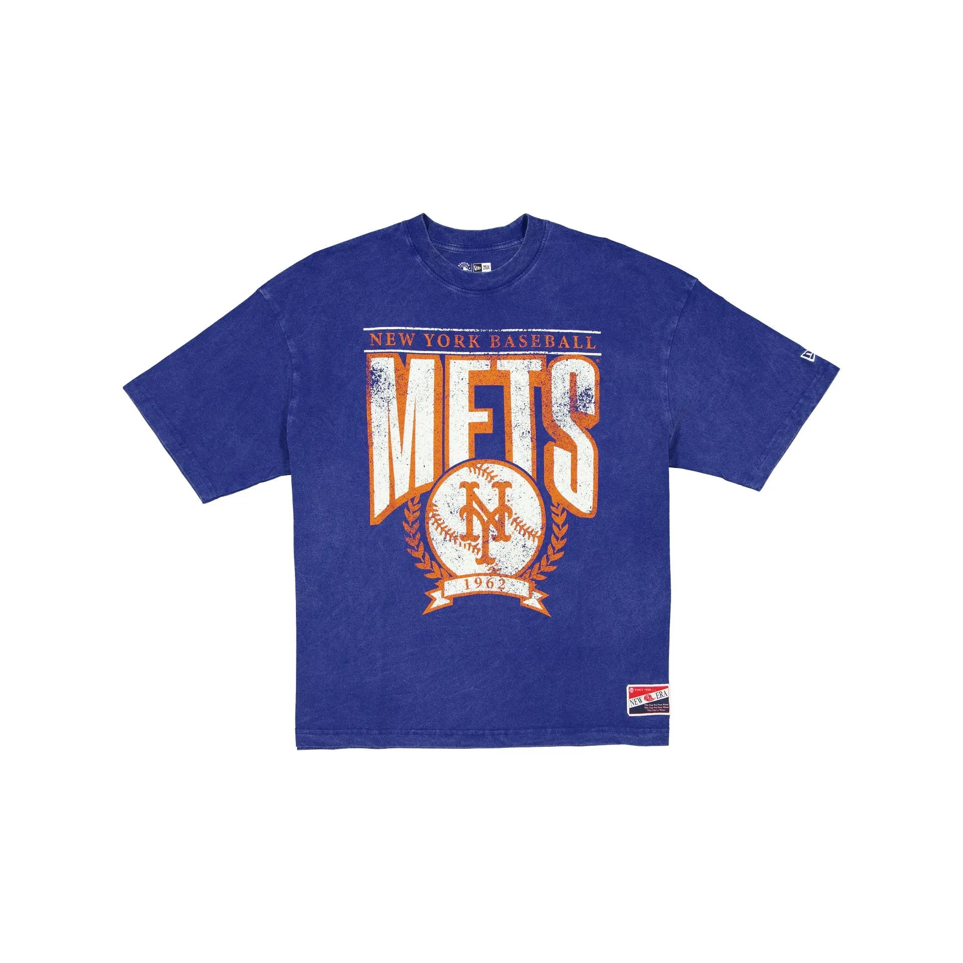 New York Mets Throwback Boxy T-Shirt sold by New Era