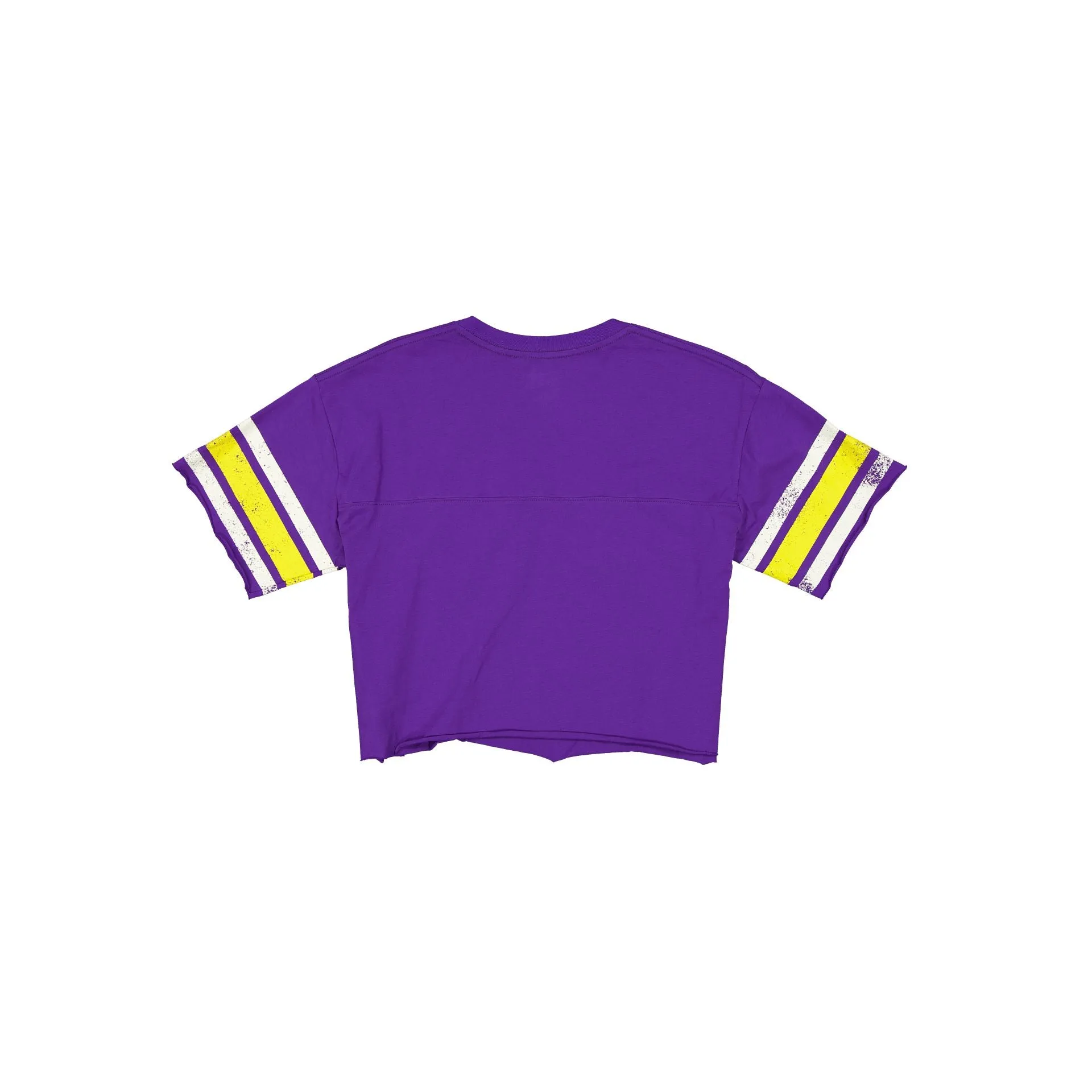 Los Angeles Lakers Throwback Cropped Women's T-Shirt sold by New Era product image thumbnail 3