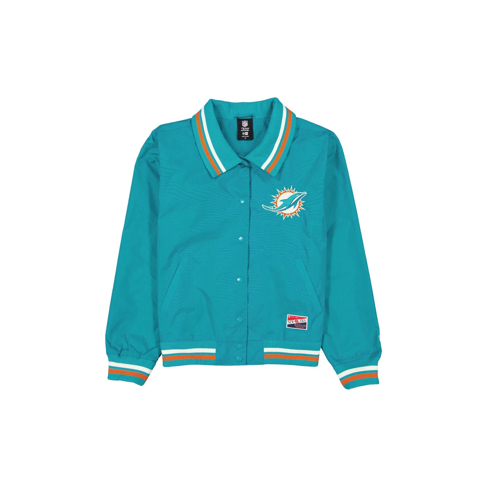 Miami Dolphins Throwback Women's Jacket sold by New Era