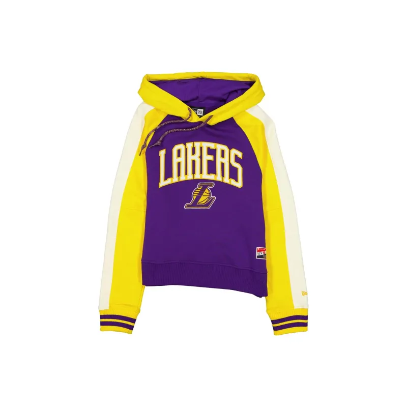 Los Angeles Lakers Throwback Women's Hoodie sold by New Era