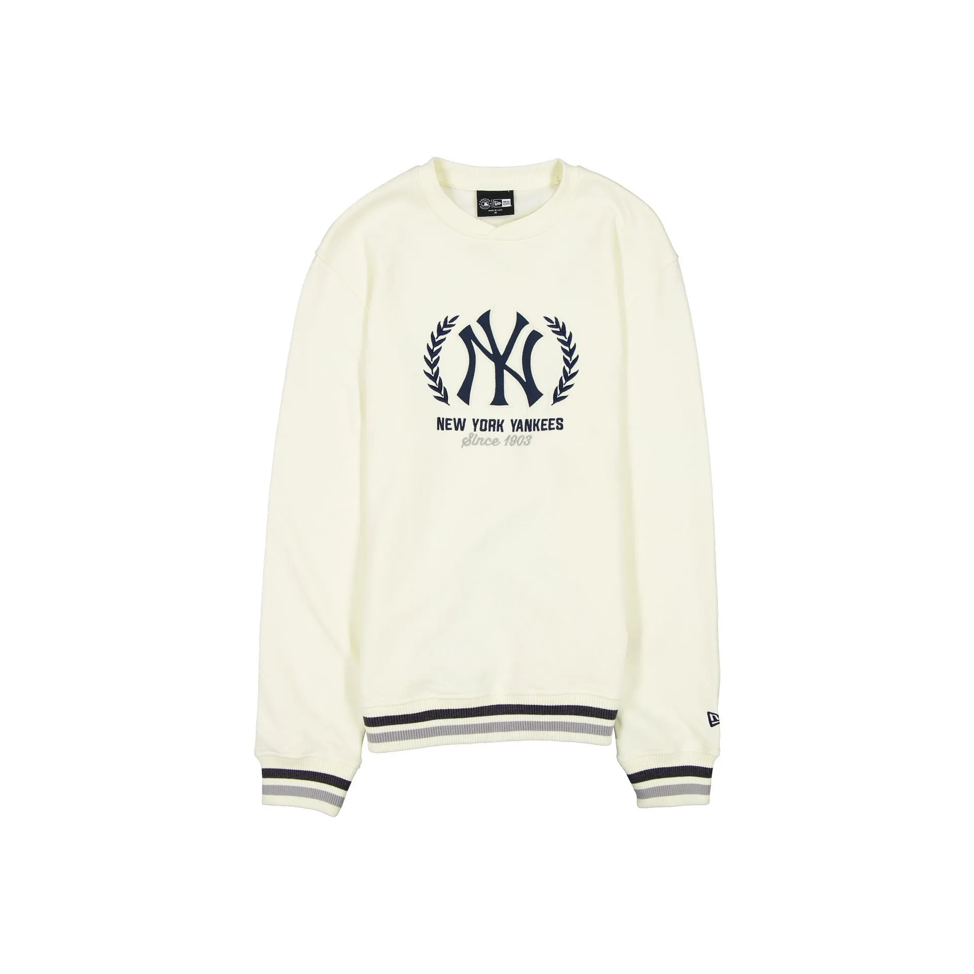 New York Yankees Throwback Chrome White Crewneck sold by New Era