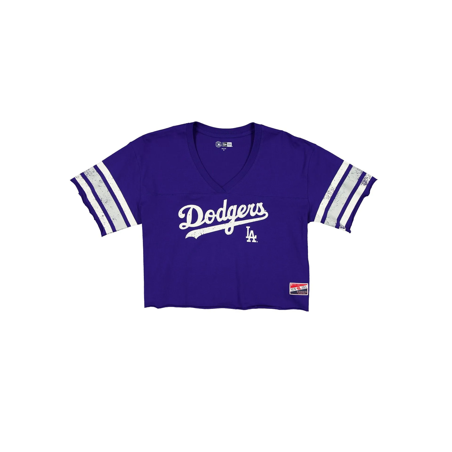 Los Angeles Dodgers Throwback Cropped Women's T-Shirt sold by New Era