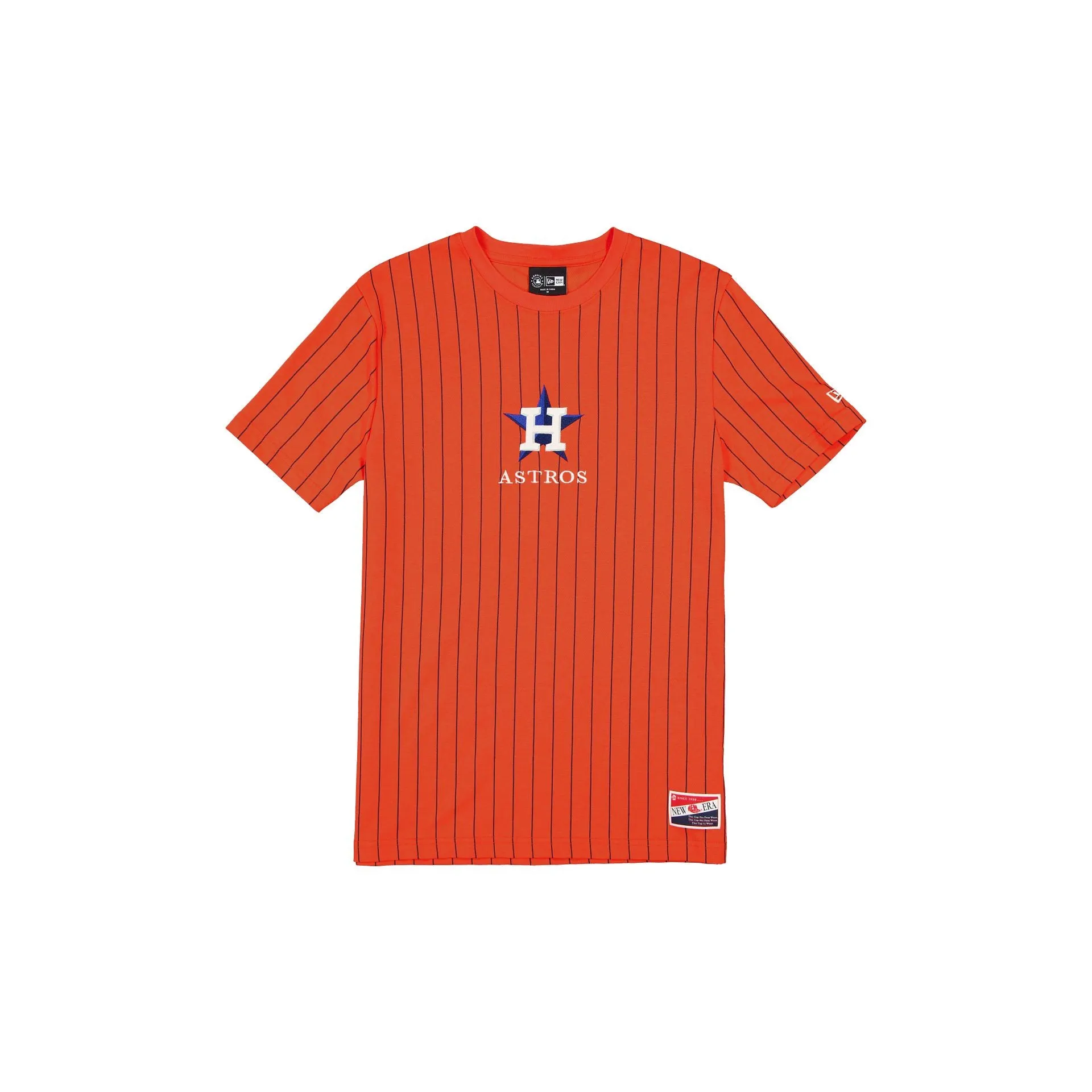 Houston Astros Throwback Pinstripe T-Shirt sold by New Era
