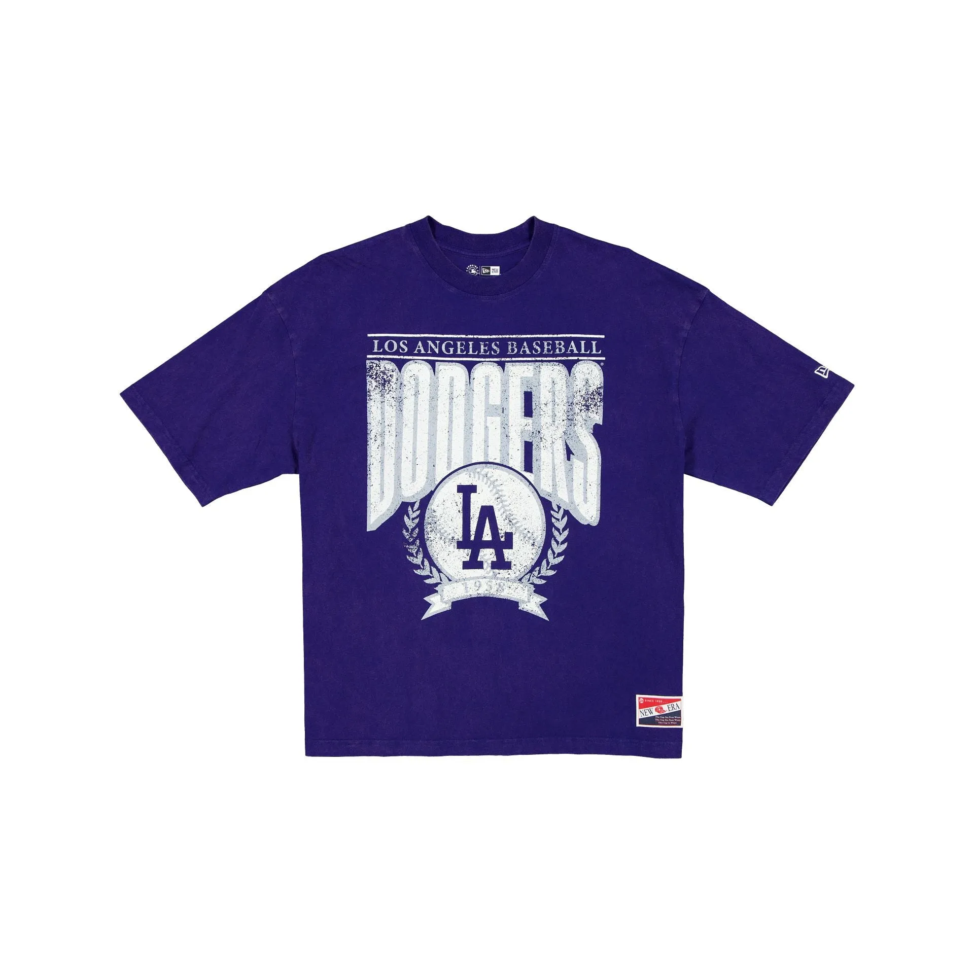 Los Angeles Dodgers Throwback Boxy T-Shirt sold by New Era