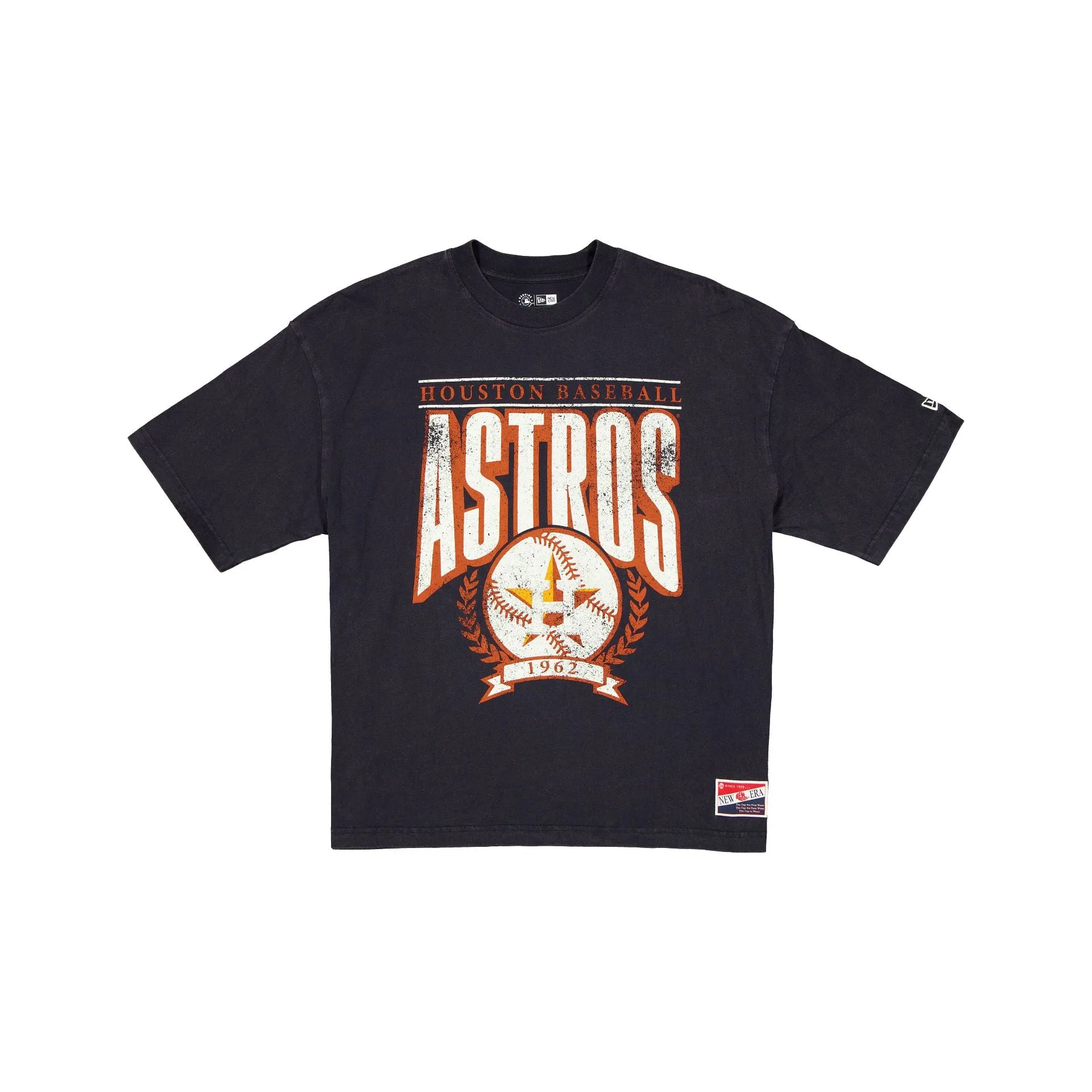 Houston Astros Throwback Boxy T-Shirt sold by New Era