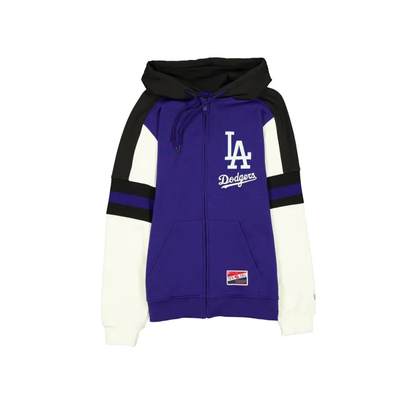 Los Angeles Dodgers Throwback Zipper Hoodie sold by New Era
