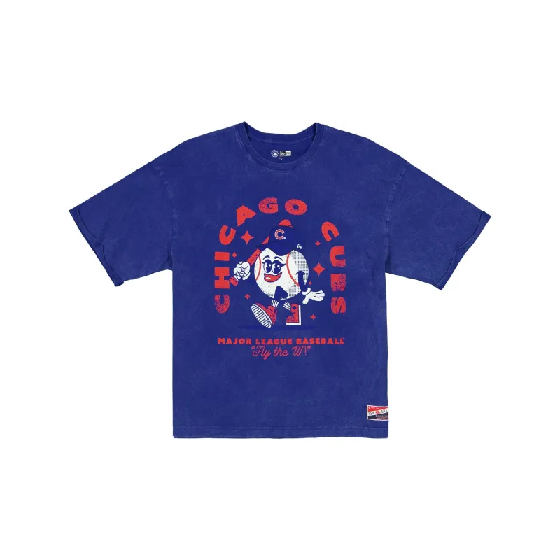 Chicago Cubs Throwback Character Women's T-Shirt sold by New Era