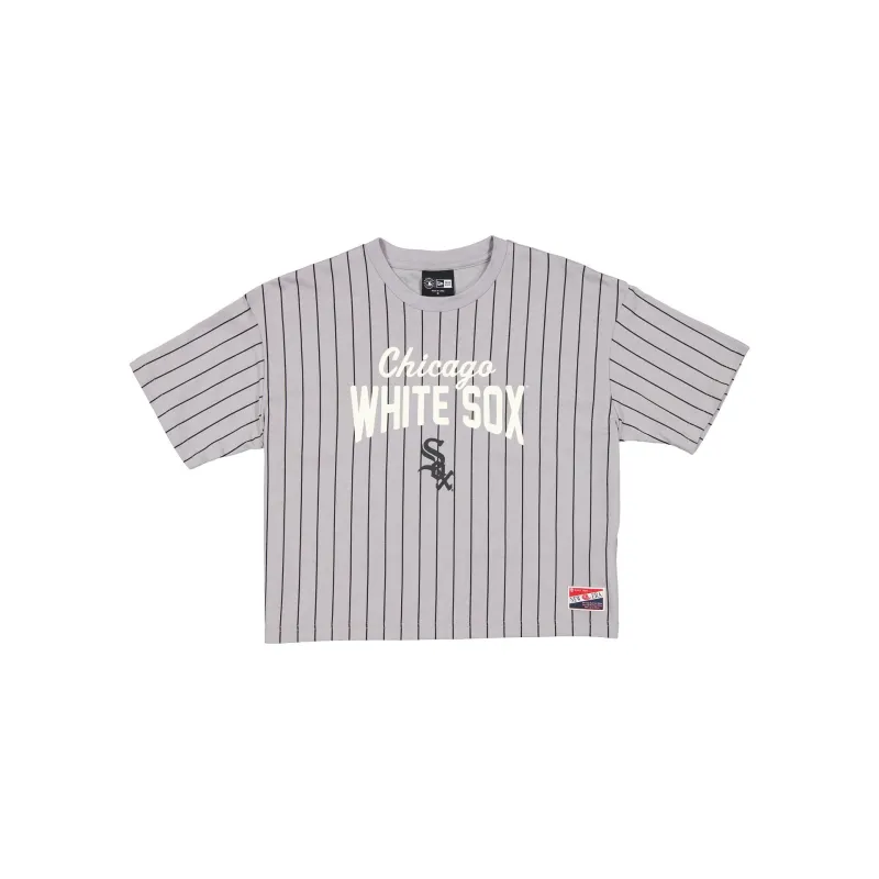 Chicago White Sox Throwback Pinstripe Women's T-Shirt sold by New Era