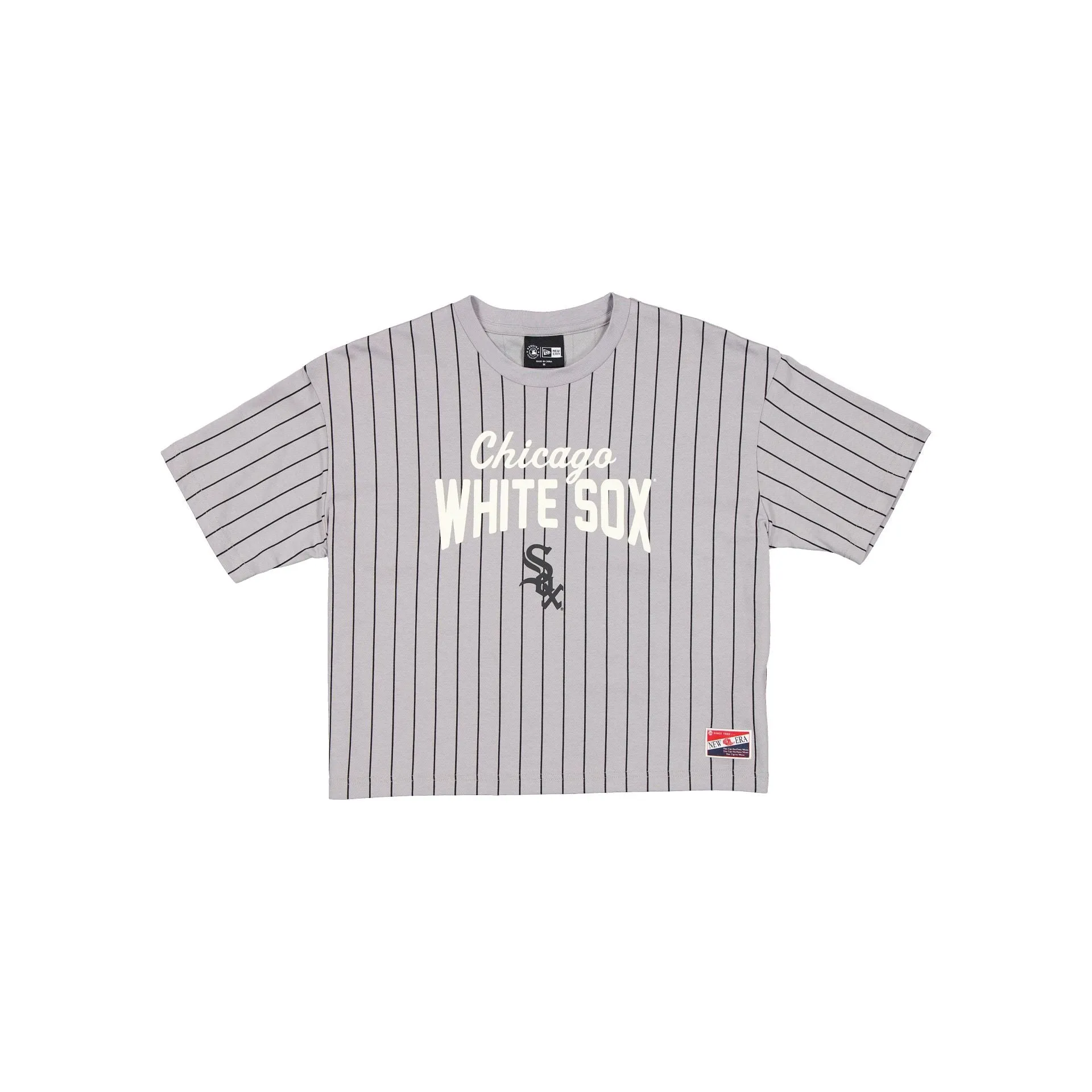 Chicago White Sox Throwback Pinstripe Women's T-Shirt sold by New Era