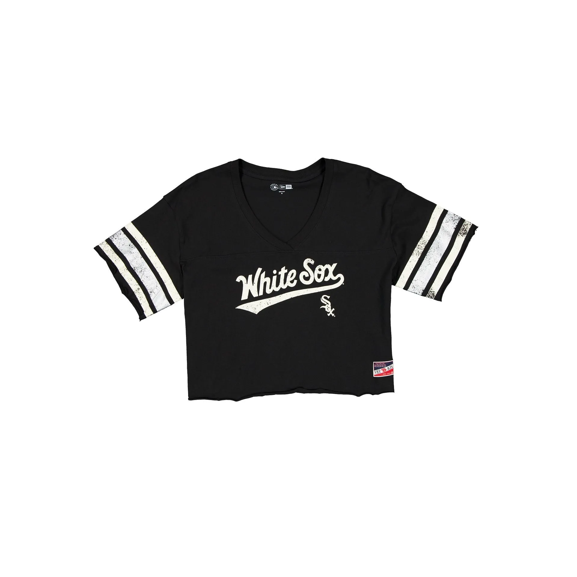 Chicago White Sox Throwback Cropped Women's T-Shirt sold by New Era
