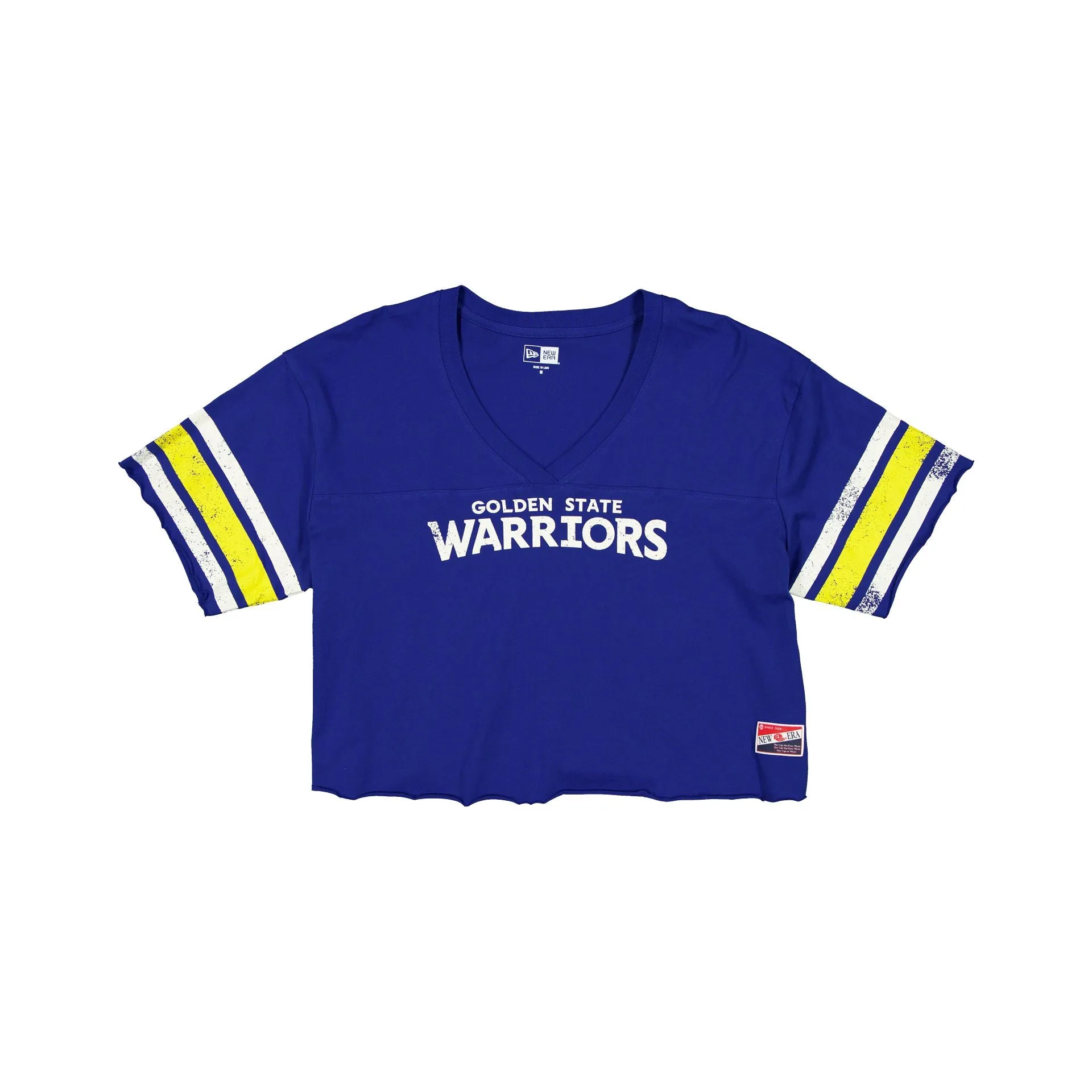 Golden State Warriors Throwback Cropped Women's T-Shirt sold by New Era