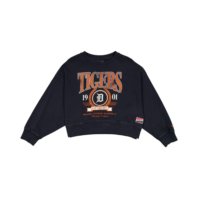 Detroit Tigers Throwback Women's Crewneck sold by New Era