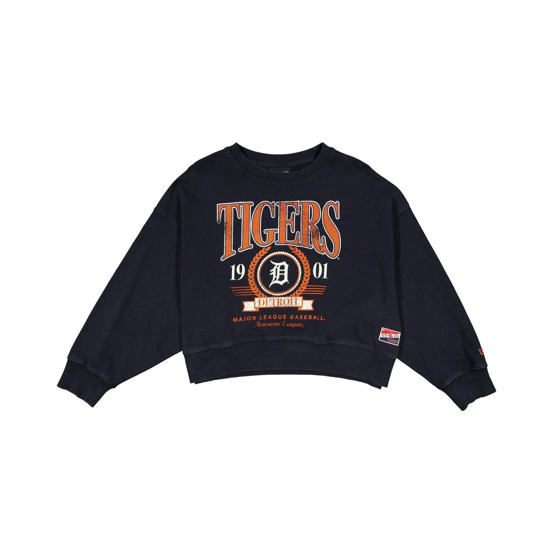 Detroit Tigers Throwback Women's Crewneck sold by New Era