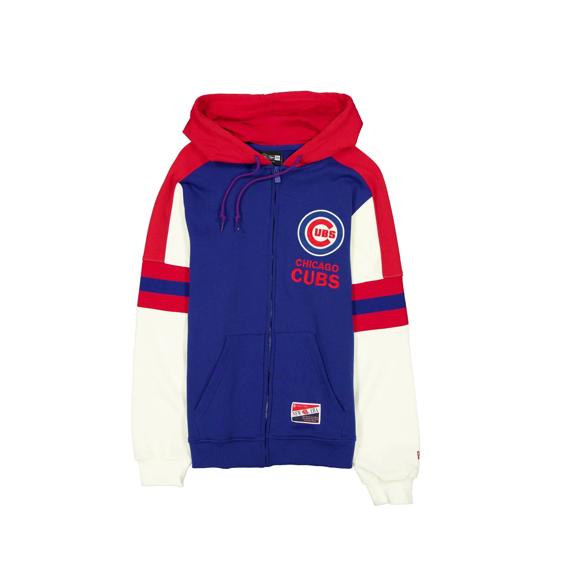 Chicago Cubs Throwback Zipper Hoodie sold by New Era