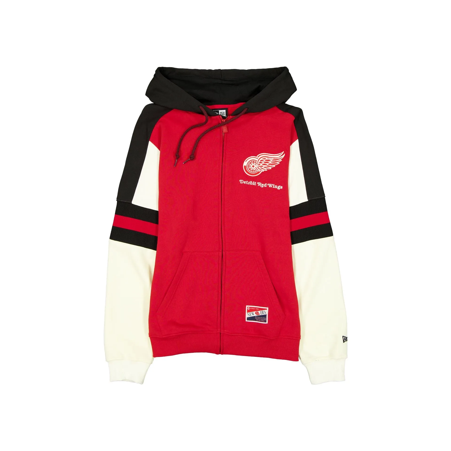 Detroit Red Wings Throwback Zipper Hoodie sold by New Era