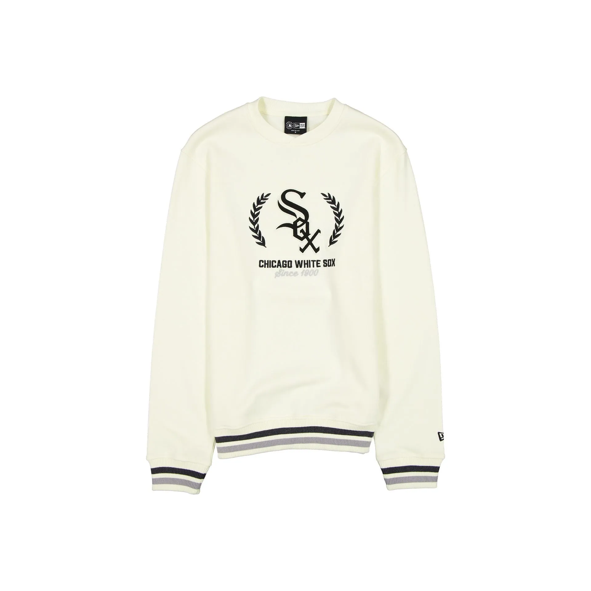 Chicago White Sox Throwback Chrome White Crewneck sold by New Era