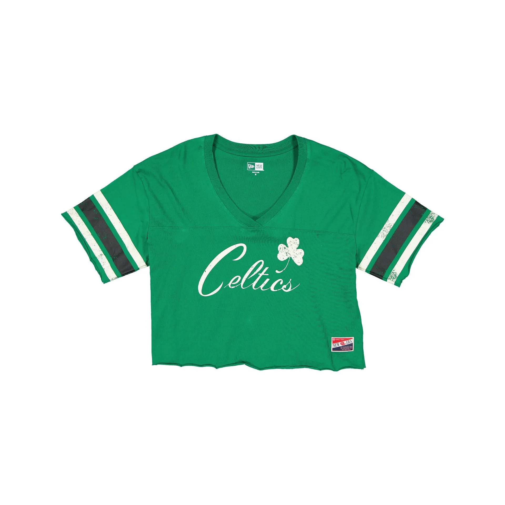 Boston Celtics Throwback Cropped Women's T-Shirt sold by New Era