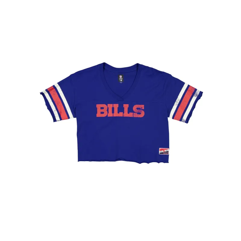 Buffalo Bills Throwback Cropped Women's T-Shirt sold by New Era