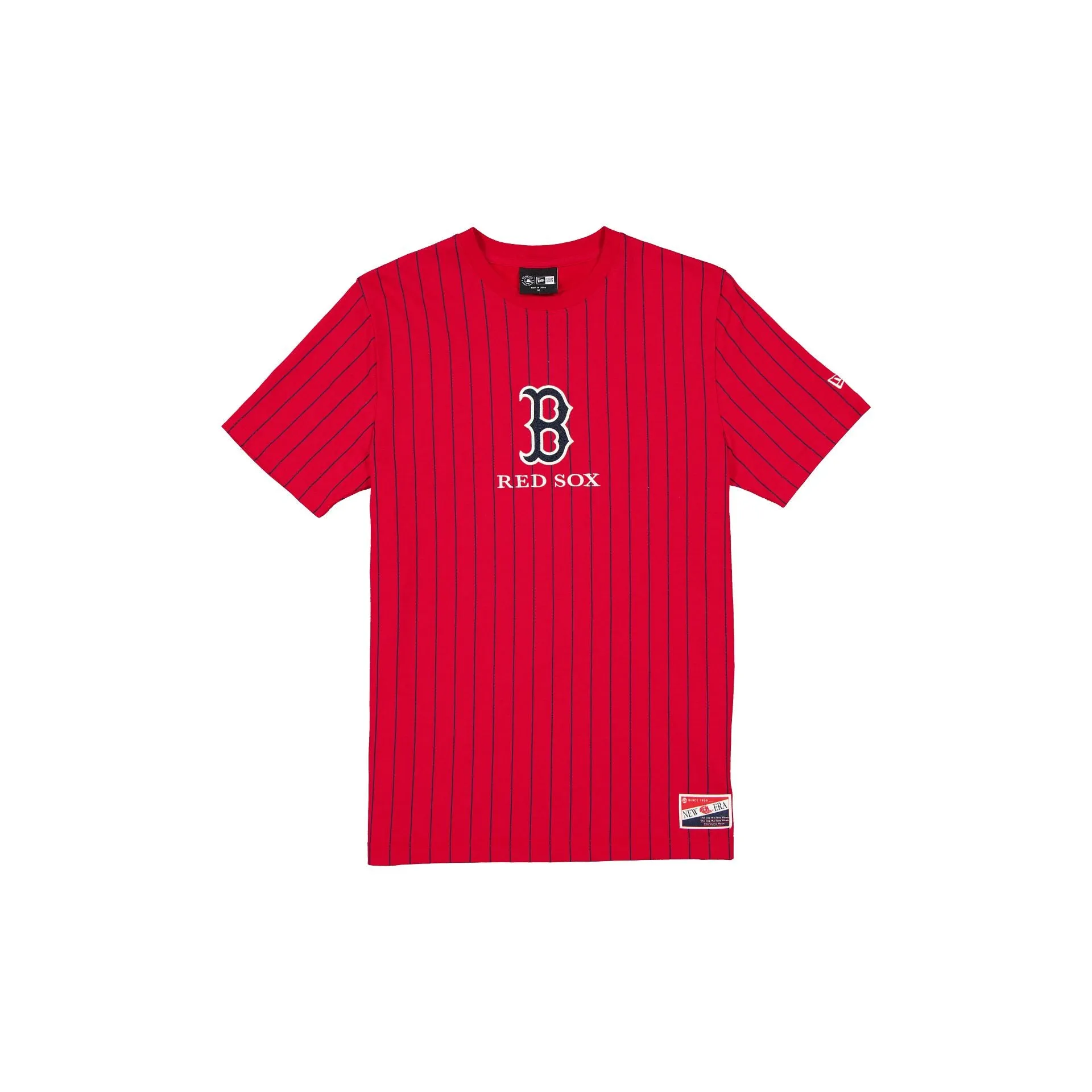 Boston Red Sox Throwback Pinstripe T-Shirt sold by New Era