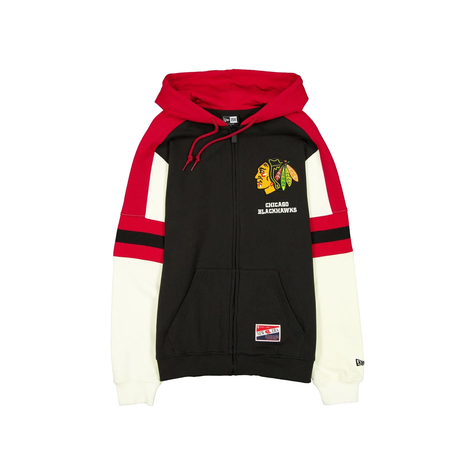Chicago Blackhawks Throwback Zipper Hoodie sold by New Era