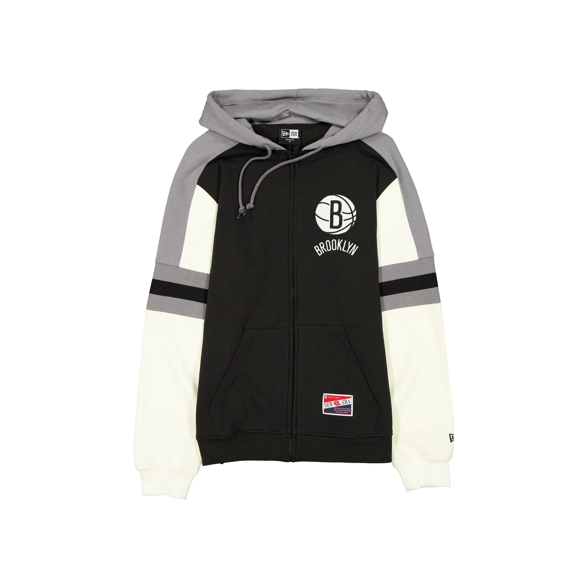 Brooklyn Nets Throwback Zipper Hoodie sold by New Era