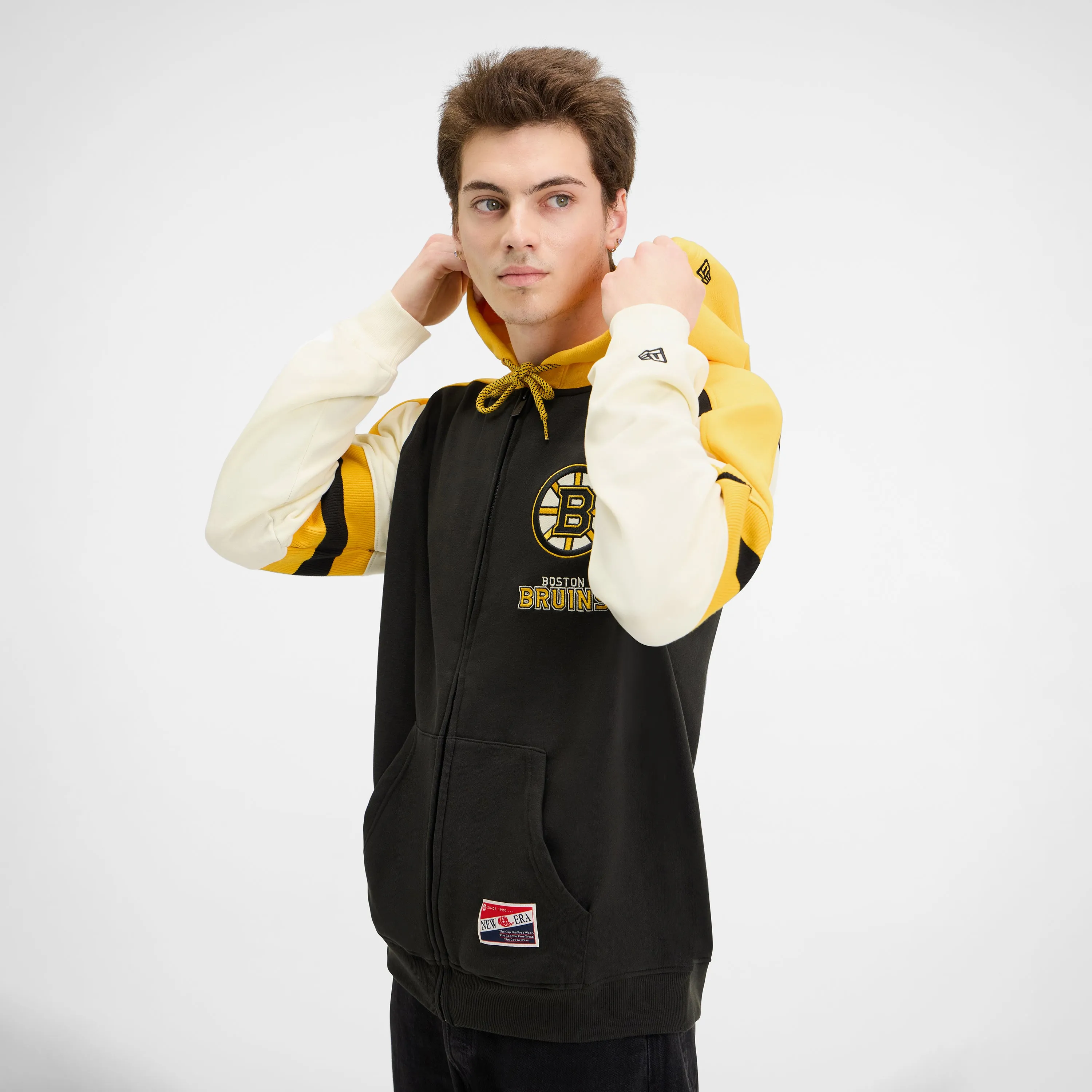 Brooklyn Nets Throwback Zipper Hoodie sold by New Era product image thumbnail 2