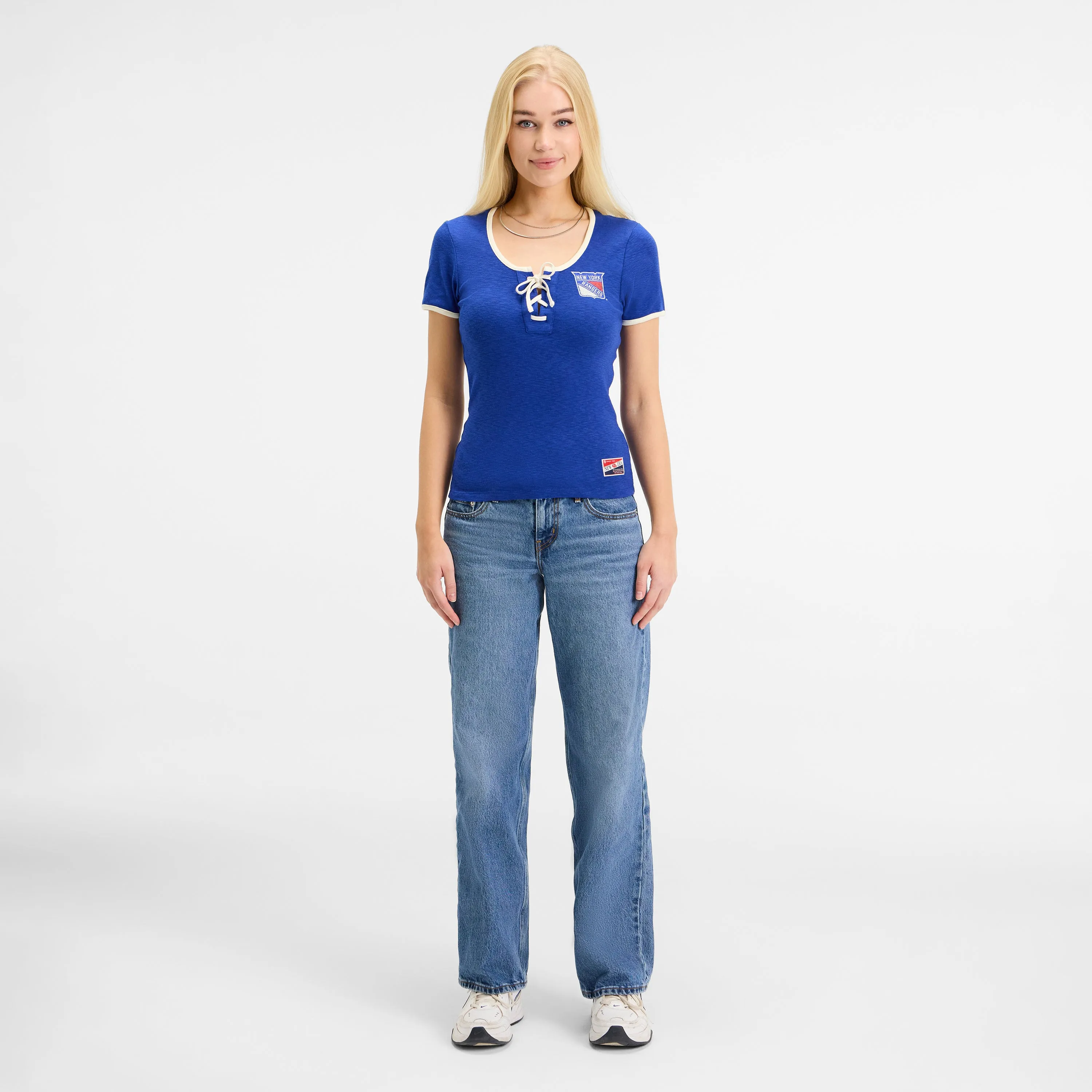 Boston Bruins Throwback Tie Women's T-Shirt sold by New Era product image thumbnail 5