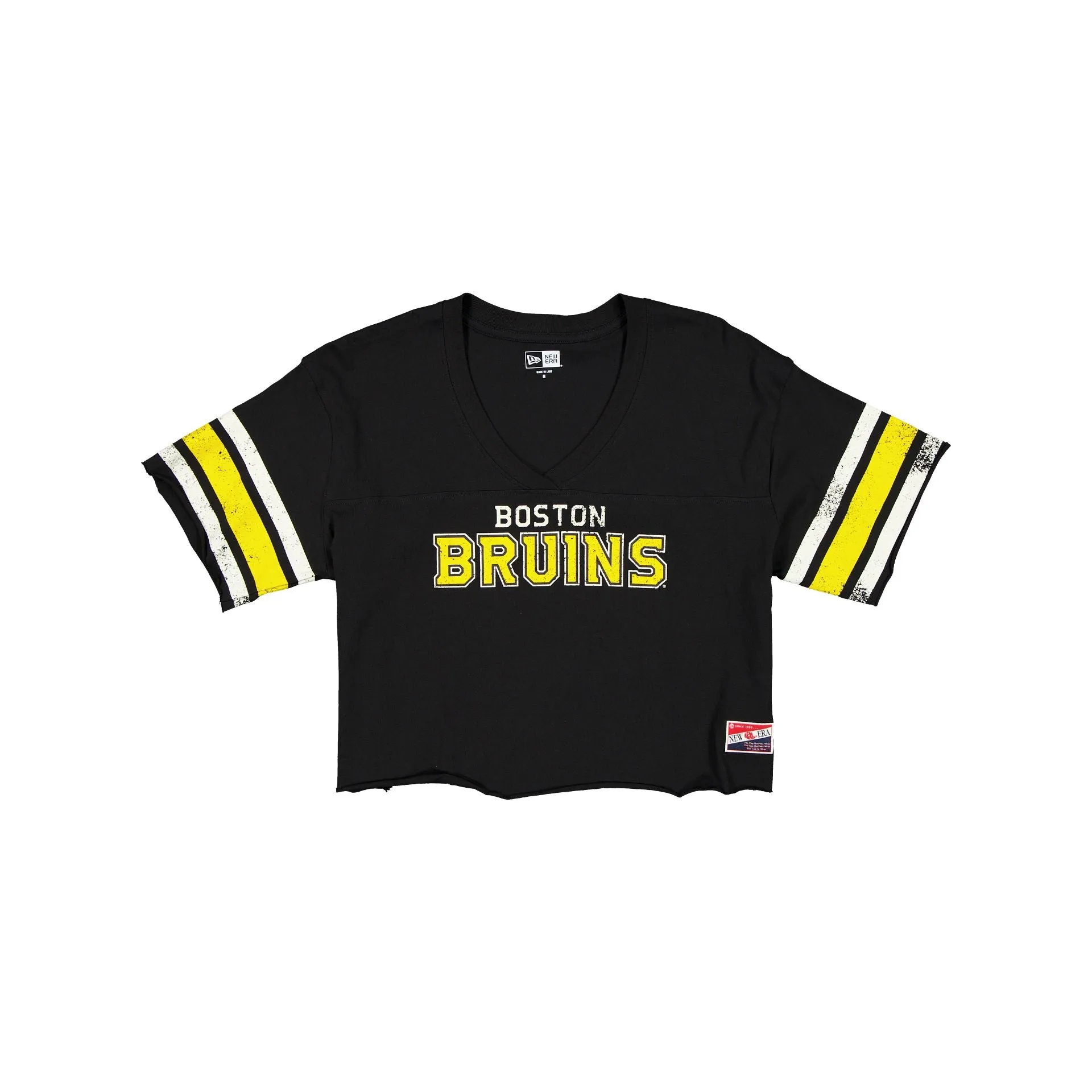 Boston Bruins Throwback Cropped Women's T-Shirt sold by New Era