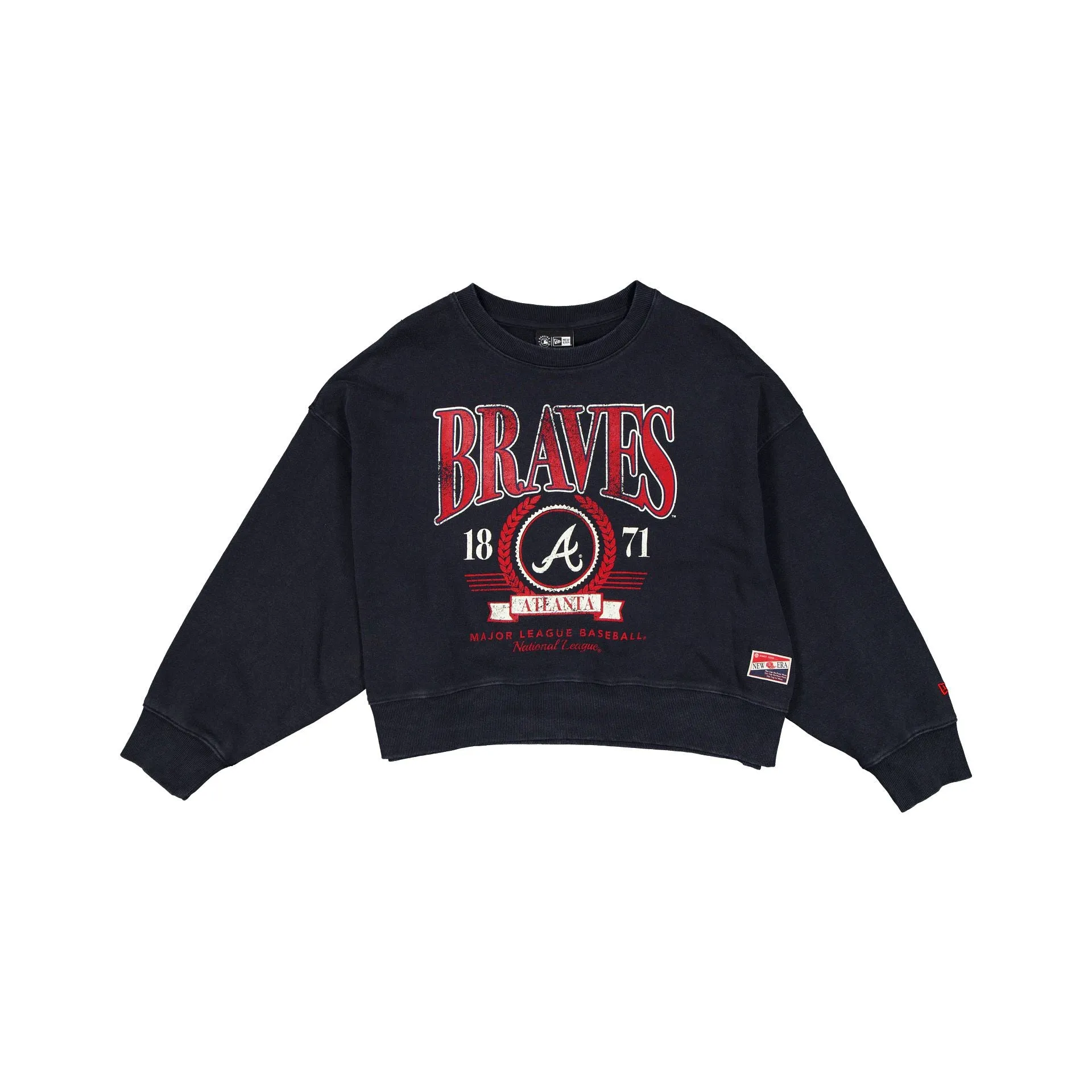 Atlanta Braves Throwback Women's Crewneck sold by New Era