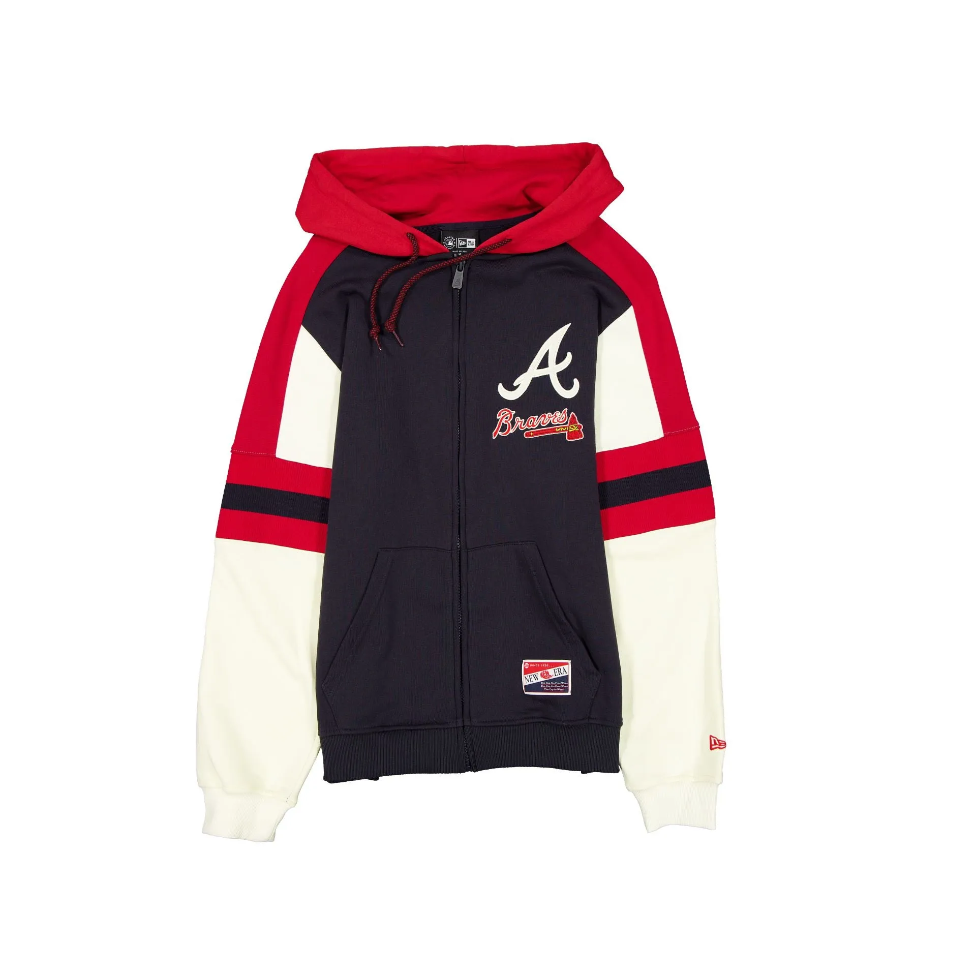Atlanta Braves Throwback Zipper Hoodie sold by New Era