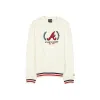 Atlanta Braves Throwback Chrome White Crewneck sold by New Era