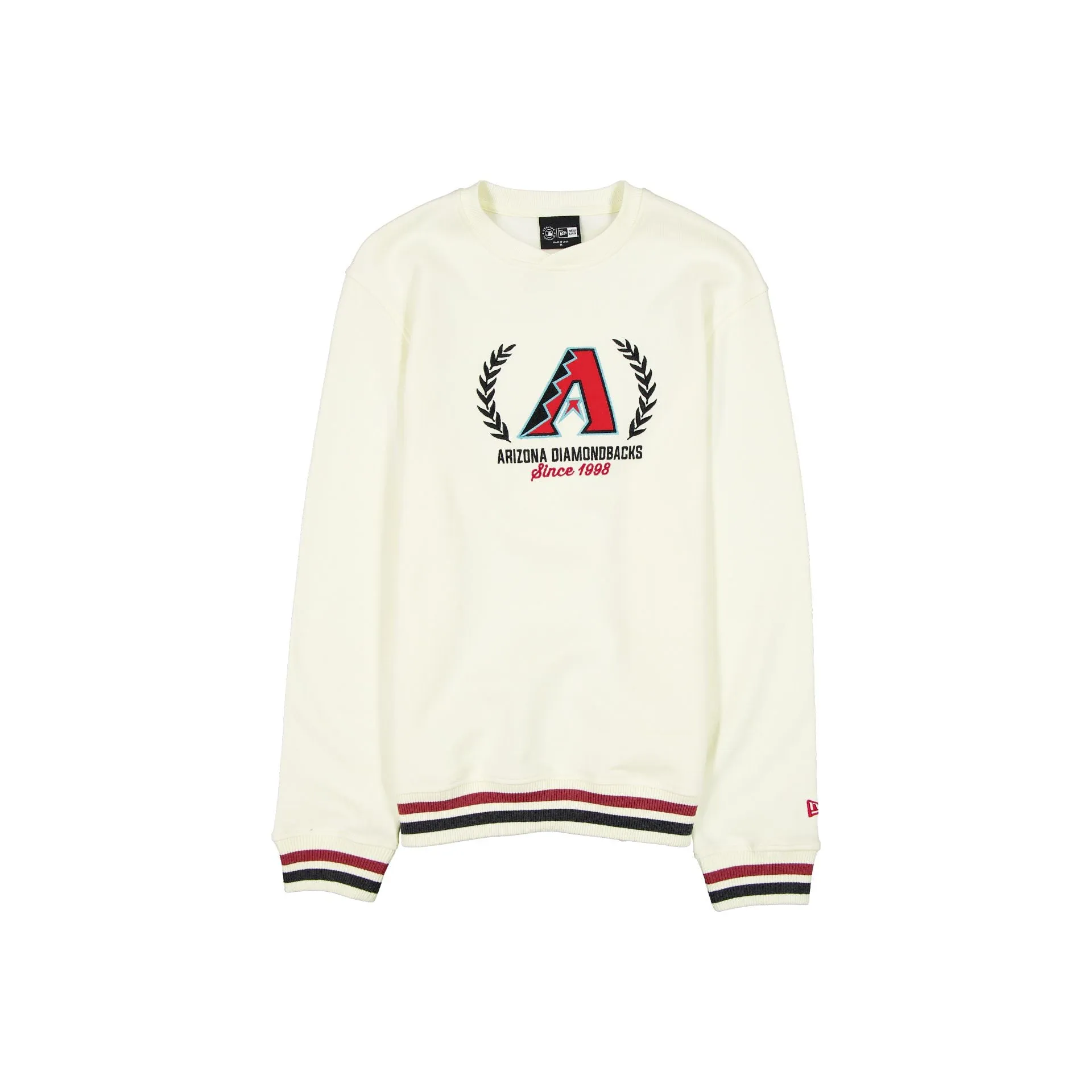 Arizona Diamondbacks Throwback Chrome White Crewneck sold by New Era