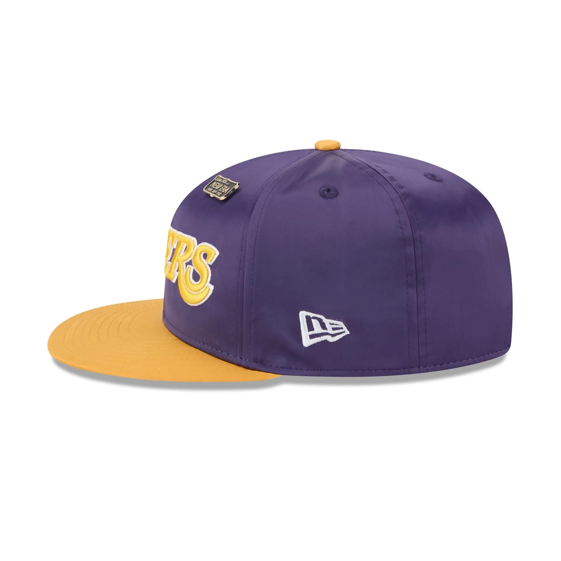 Los Angeles Lakers Satin Pin 9FIFTY Snapback Hat sold by New Era product image thumbnail 5
