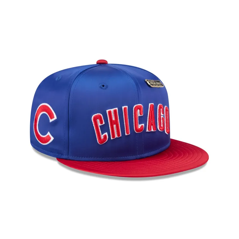 Chicago Cubs Satin Pin 9FIFTY Snapback Hat sold by New Era