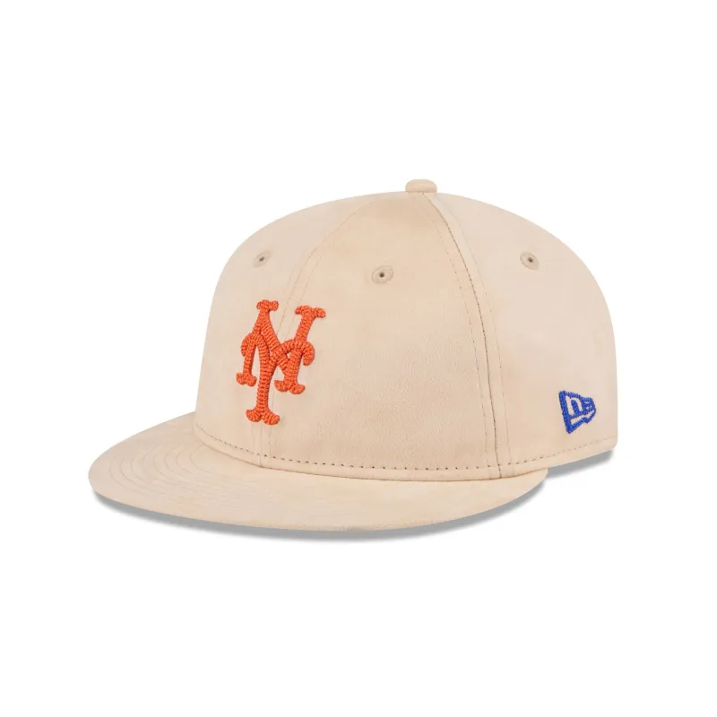 New York Mets Stone Suede Retro Crown 9FIFTY Snapback Hat sold by New Era