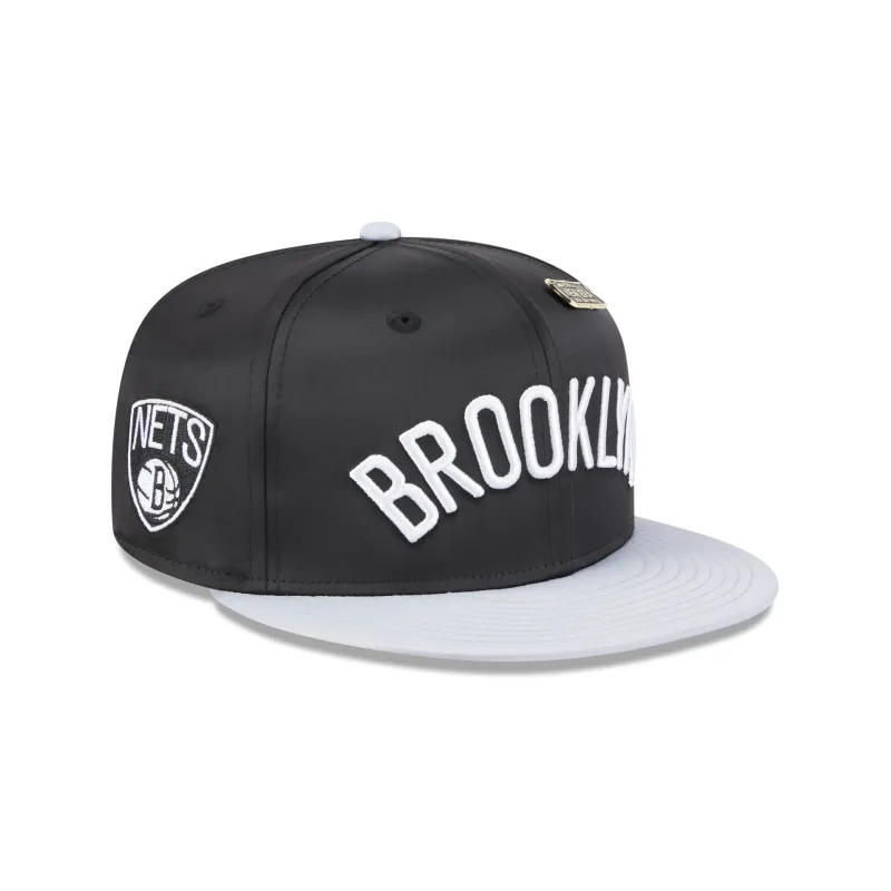 Brooklyn Nets Spring Satin 59FIFTY Fitted Hat sold by New Era