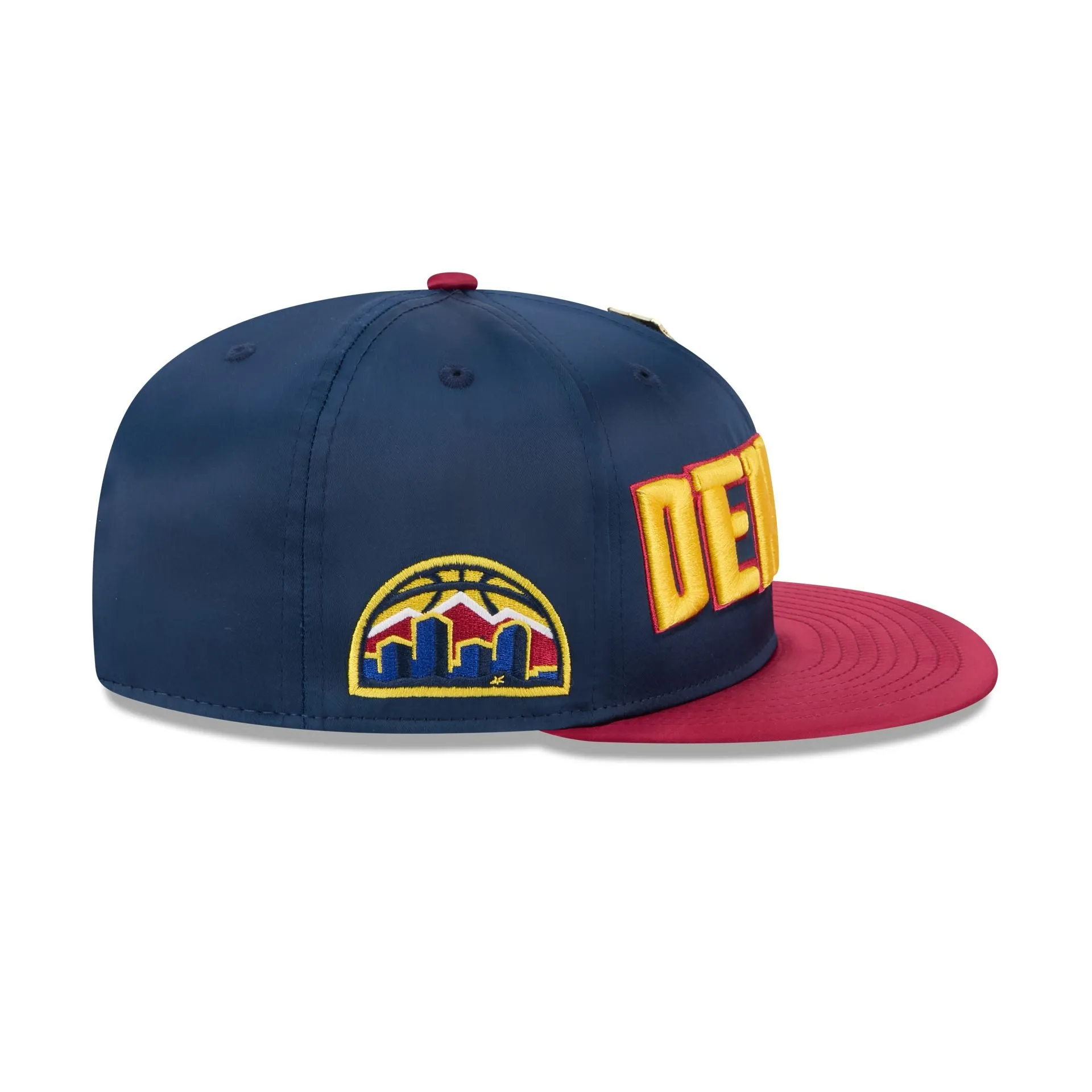 Denver Nuggets Satin Pin 9FIFTY Snapback Hat sold by New Era product image thumbnail 4