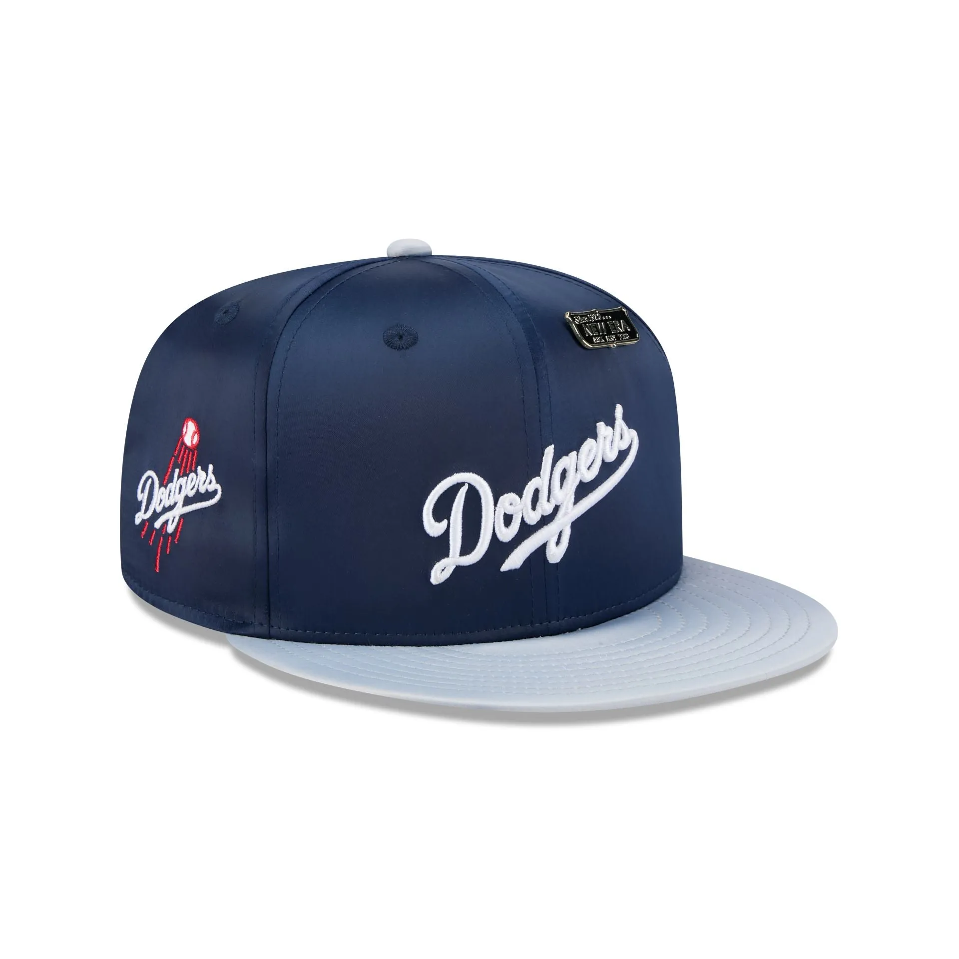 Los Angeles Dodgers Satin Pin 9FIFTY Snapback Hat sold by New Era