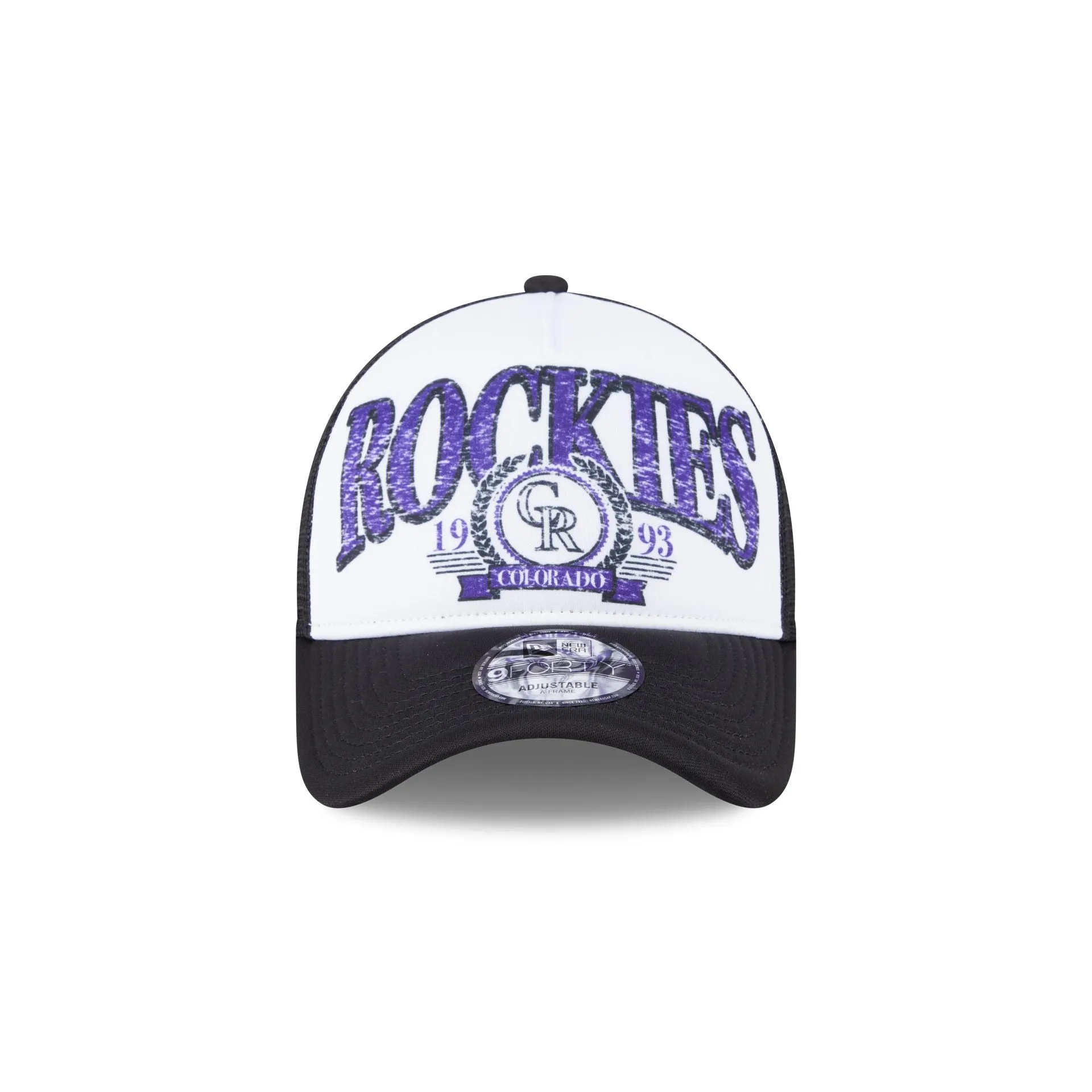 Colorado Rockies Distressed 9FORTY A-Frame Trucker Hat sold by New Era product image thumbnail 2