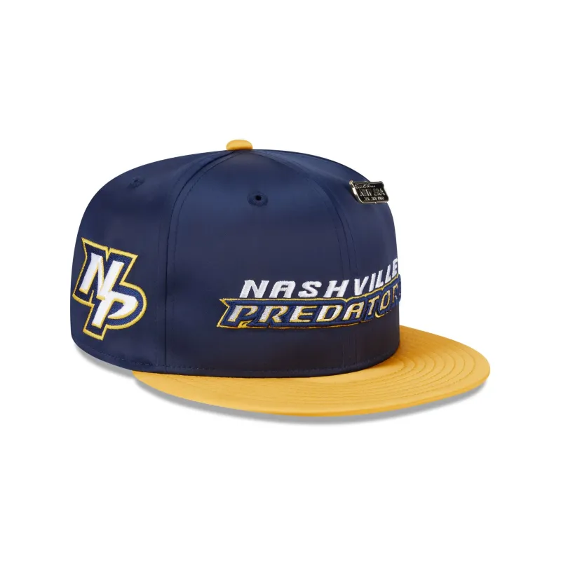 Nashville Predators Spring Satin 59FIFTY Fitted Hat made by New Era