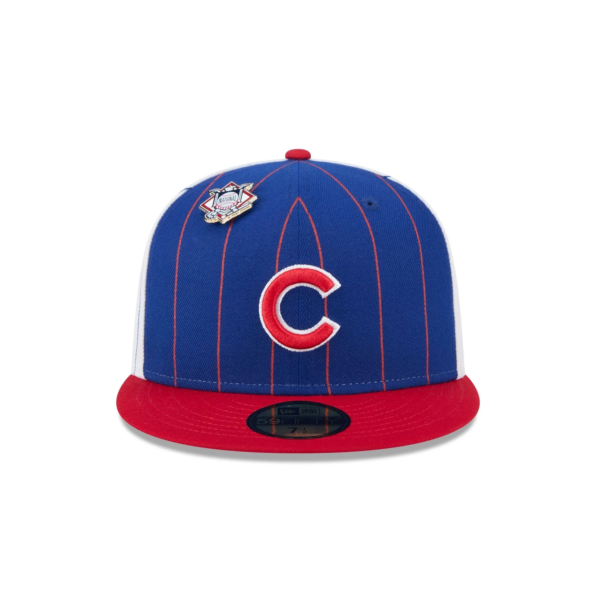 Chicago Cubs Pinstripe League Pin 59FIFTY Fitted Hat sold by New Era product image thumbnail 2