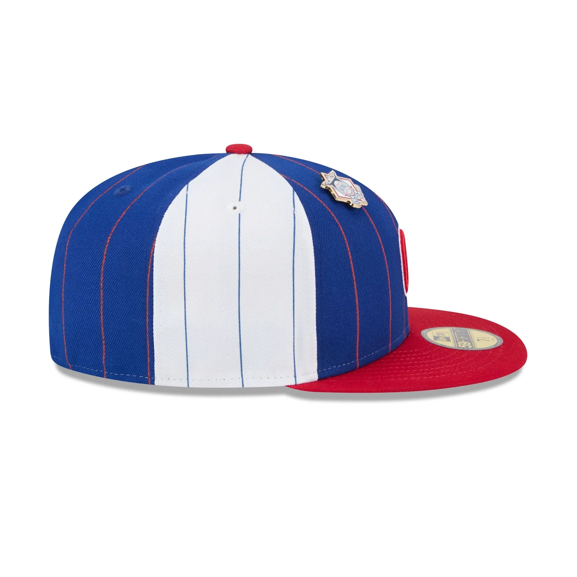 Chicago Cubs Pinstripe League Pin 59FIFTY Fitted Hat sold by New Era product image thumbnail 5