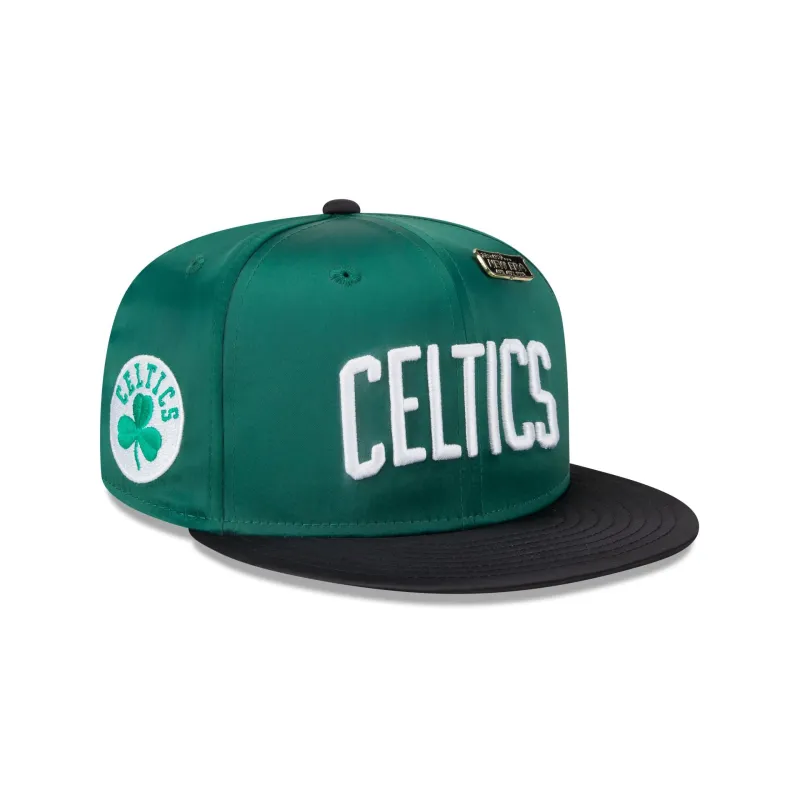 Boston Celtics Satin Pin 9FIFTY Snapback Hat sold by New Era