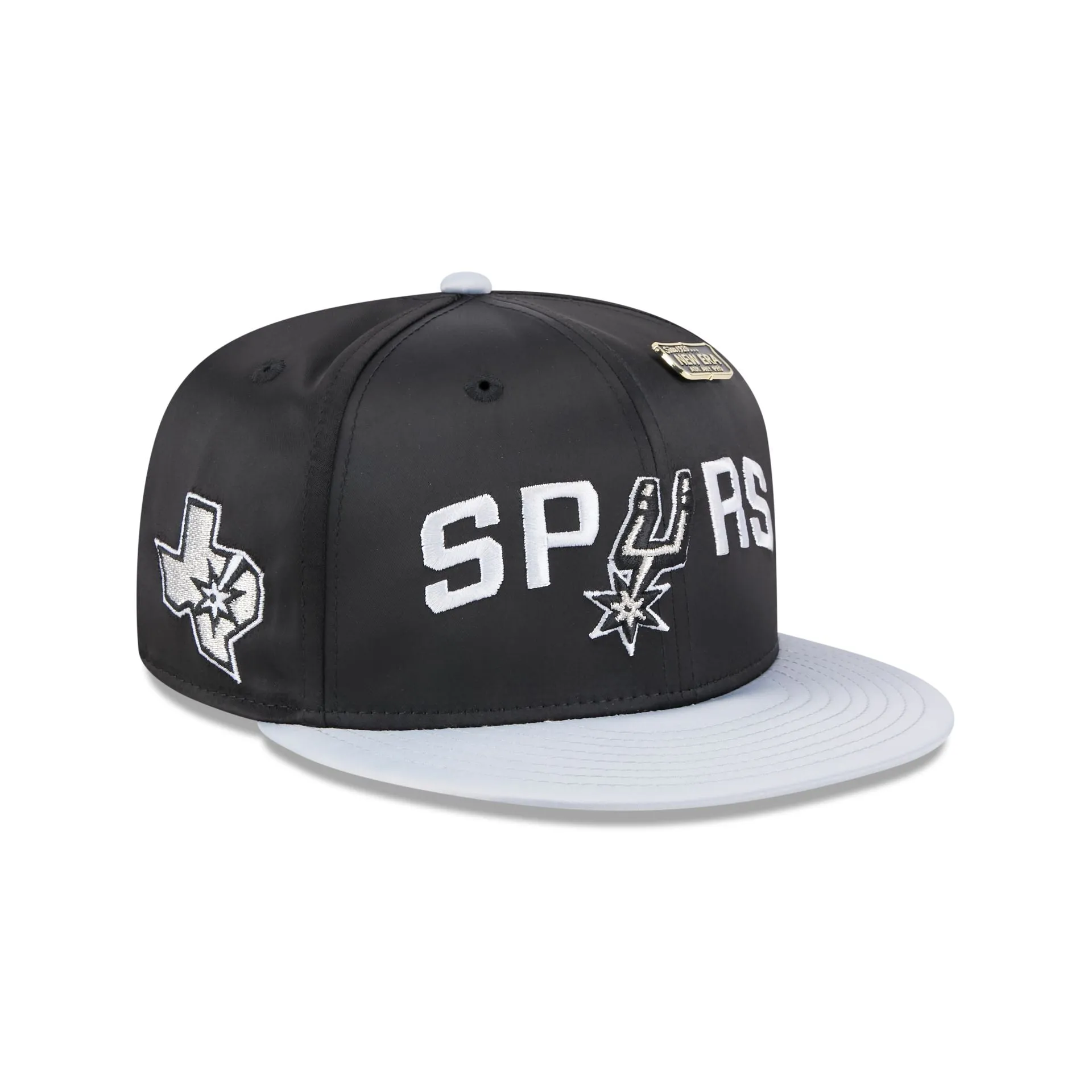 San Antonio Spurs Satin Pin 9FIFTY Snapback Hat sold by New Era