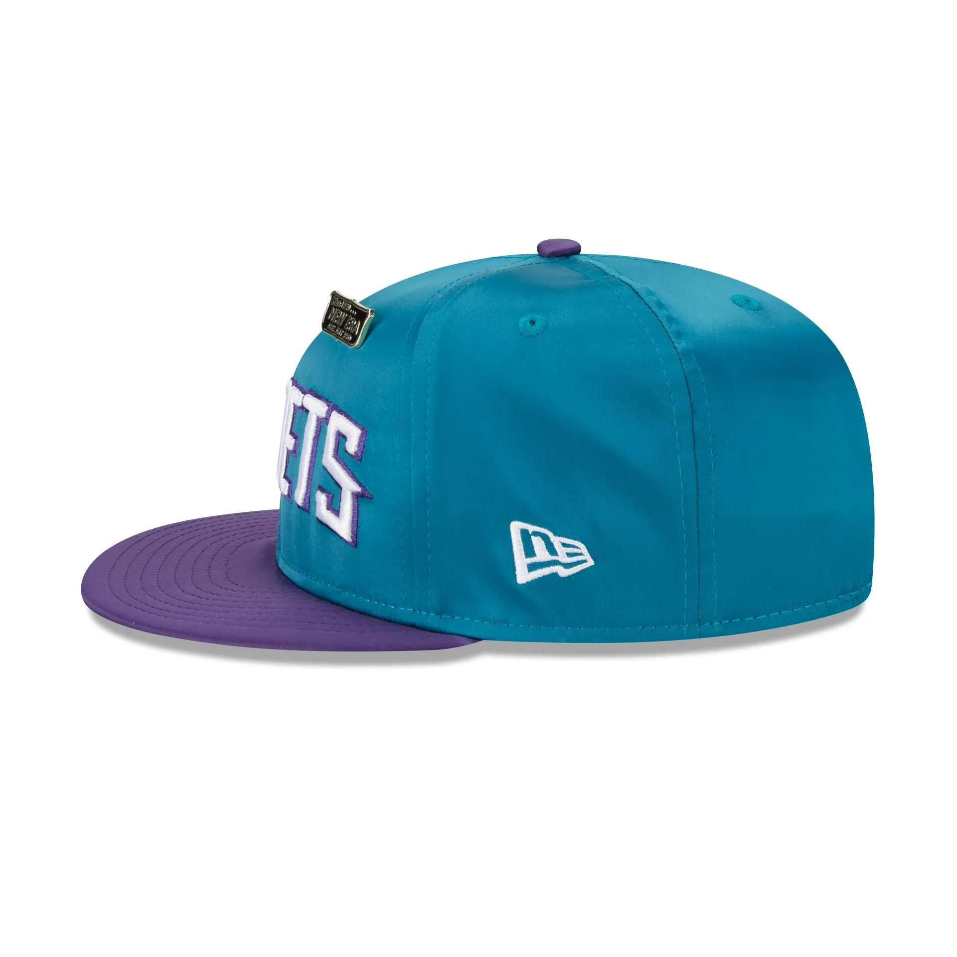 Charlotte Hornets Satin Pin 9FIFTY Snapback Hat sold by New Era product image thumbnail 5