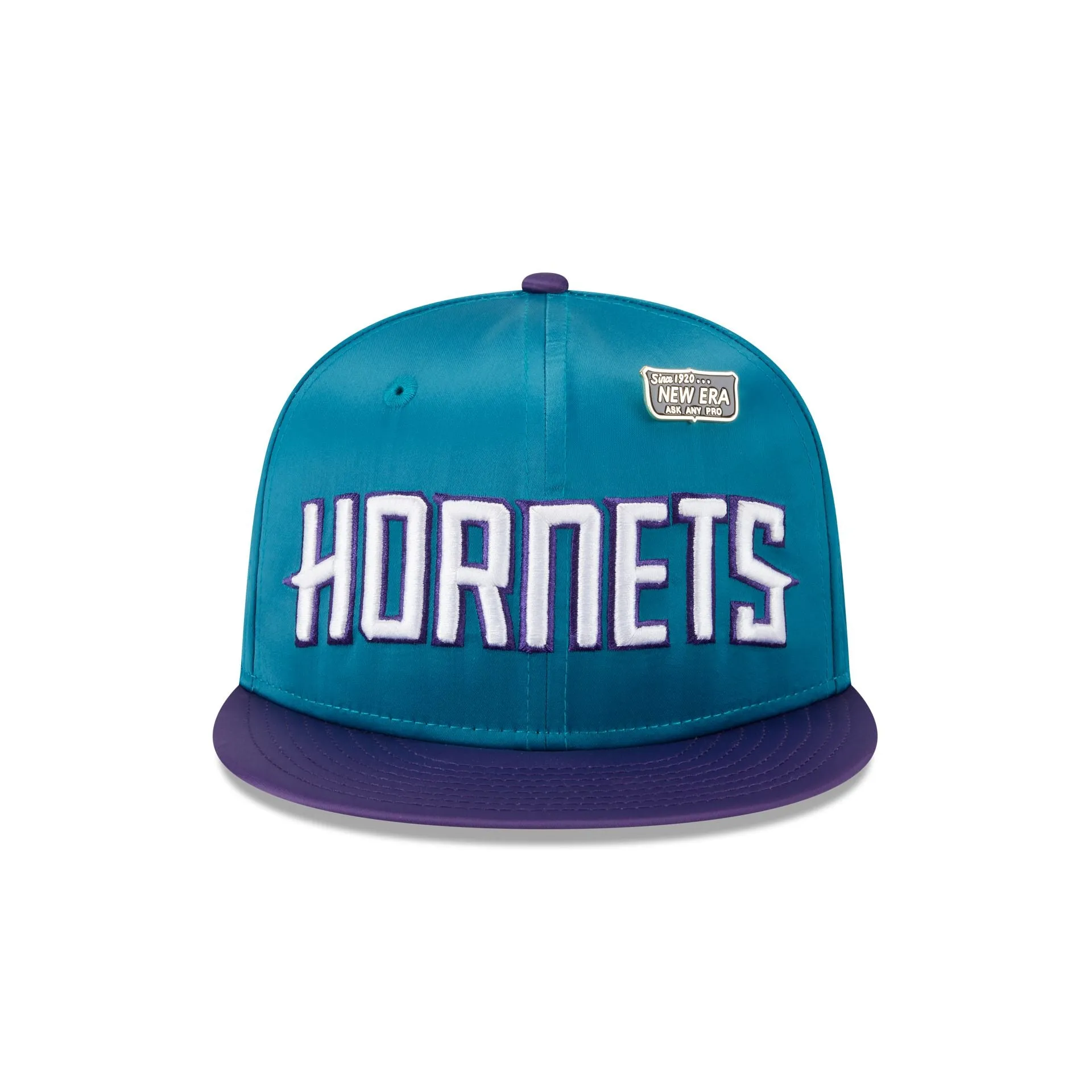 Charlotte Hornets Satin Pin 9FIFTY Snapback Hat sold by New Era product image thumbnail 2