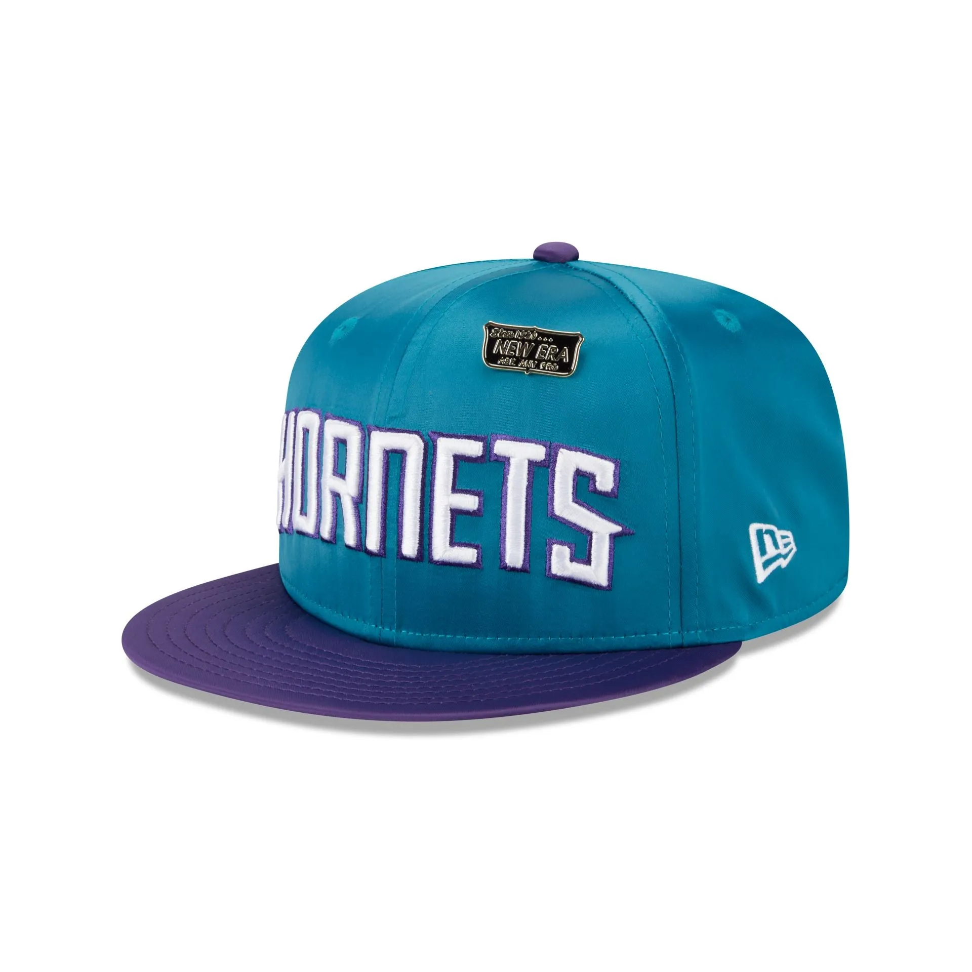 Charlotte Hornets Satin Pin 9FIFTY Snapback Hat sold by New Era product image thumbnail 3